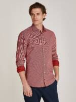 Tommy Hilfiger Businesshemd "CL STRETCH GEO PRINT SF SHIRT", mit Minimal-Print