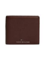 Tommy Hilfiger Geldbörse "Men TH PREMIUM CC FLAP AND COIN Bifold Wallet", Herren Portemonnaie Leder