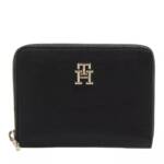 Tommy Hilfiger Portemonnaie - Iconic Tommy Medium Za - Gr. unisize - in Schwarz - für Damen