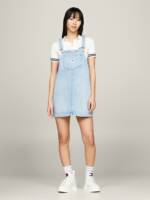 Tommy Jeans Jeanskleid "PINAFORE DRESS BH6110", mit Taschen