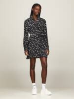 Tommy Jeans Shirtkleid "TJW MINI FLORAL BELTED DRESS EXT", mit Tommy Jeans Logo Schriftzug