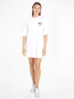 Tommy Jeans Shirtkleid "TJW STREET SIGNATURE TEE DRESS", mit Tommy Jeans Flagge