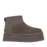 UGG Stiefel & Boots - UGG Grey suede Classic Mini Dipper ankle boots - Gr. 40 (EU) - in Grau - für Damen