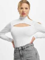 Urban Classics Ladies Cut-Out Turtleneck Longsleeve