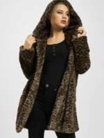 Urban Classics Ladies Leo Teddy Coat