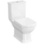 Valarte Stand-Kombi-WC mit SoftClose WC-Sitz, Wasseranschluss oben - Vitra