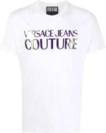 Versace Jeans Couture - Versace Jeans T-shirts Wit 74gahg06 Cj00g G03 - Größe S - weiß