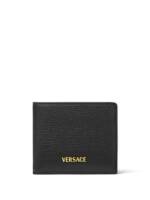 Versace Portemonnaie mit Logo-Stempel - Schwarz