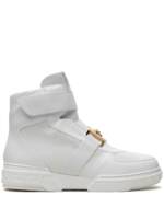 Versace "White" High-Top-Sneakers mit Medusa-Schild - Weiß