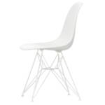 Vitra - Eames Plastic Side Chair DSR, weiß / weiß (Filzgleiter weiß)