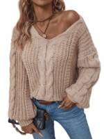 YRIIOMO Strickpullover Damenmode Rollkragenpullover Damen Herbst und Winter Retro lässig vielseitiger Strickpullover