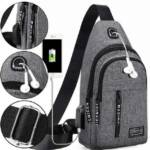 ZEUOPQ Umhängetasche Herren Brusttasche Zum Umhängen Geschäft Sport Schultertaschen (1-tlg., für Männer und Frauen, die Outdoor-Sportarten wandern), Brusttasche, Herren Klein Sling Bag Diebstahlsicher Crossbody bag