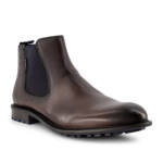 bugatti Herren Chelsea Boots braun Glattleder