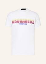 dsquared2 T-Shirt Cool Fit ds2 Made With Love weiss