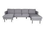 ebuy24 Sofa Zoom Sofa Usofa grau., 1 Teile