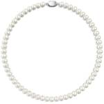 ibettertec Perlenkette 8-9mm Perlenhalskette Hochwertige Süßwasserperlen Pearls Damen (Perlenkette Halskette mit Süßwasser-Zuchtperlen 925 Sterlingsilber, echte Perlen,Damen Halskette, klassische Schmuck Halskette), Weihnachtsgeschenke, Neujahrsgeschenke, Geschenkbox Verpackung