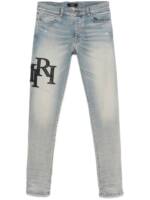 AMIRI Jeans mit Staggered-Logo - Blau