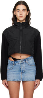 Alexander Wang Black Paneled Jacket