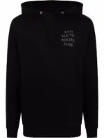 Anti Social Social Club Members Only Hoodie - Schwarz