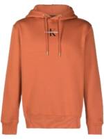 Calvin Klein Jeans Hoodie mit Logo-Print - Orange