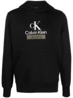 Calvin Klein Jeans Hoodie mit Logo-Print - Schwarz