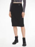 Calvin Klein Jeans Sweatrock ARCHIVAL MILANO LR MIDI SKIRT mit Logomarkenlabel