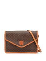 Céline Pre-Owned 2000-2023 Macadam Coated Canvas crossbody bag - Braun