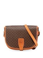 Céline Pre-Owned 2012 Macadam Coated Canvas crossbody bag - Braun