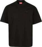 Diesel - T-boggy Megoval-d T-shirt Black - Größe M - schwarz