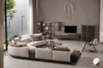 Ertex Ecksofa Ertex Ecksofa West - 6-teiliges Modulares Luxussofa mit Soundsystem, 6 Teile