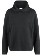 GERRY WEBER Damen Kuscheliger Rollkragenpullover Langarm Polyamid, Schwarz, 48