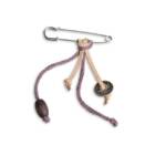 Knit Factory Brosche Zubehör 7x1 cm Lila (1-tlg)