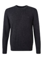 Marc O'Polo Herren Pullover grau Schurwolle unifarben