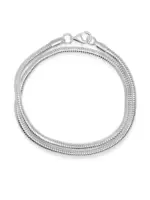 Nialaya Jewelry Gewickeltes Silberarmband