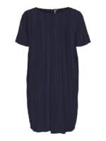 ONLY CARMAKOMA Shirtkleid Kurzarm Print Kleid Plus Size Übergrößen Blusen Dress CARNOVA (knielang) 4803 in Blau-2