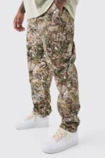 Plus Slim-Fit Camouflage Cargohose - Sand - 40, Sand