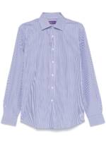 Ralph Lauren Purple Label Gestreiftes Hemd - Blau