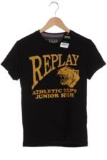 Replay Herren T-Shirt, schwarz, Gr. 46