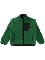 Stüssy reversible fleece jacket - Grün