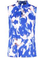 Taifun Blusentop Ärmellose Bluse mit Alloverprint