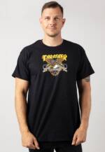 Thrasher x Antihero - Eaglegram Black - T-Shirt - Schwarz - L - 100% Baumwolle,Jersey