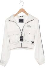 bershka Damen Jacke, weiß, Gr. 36